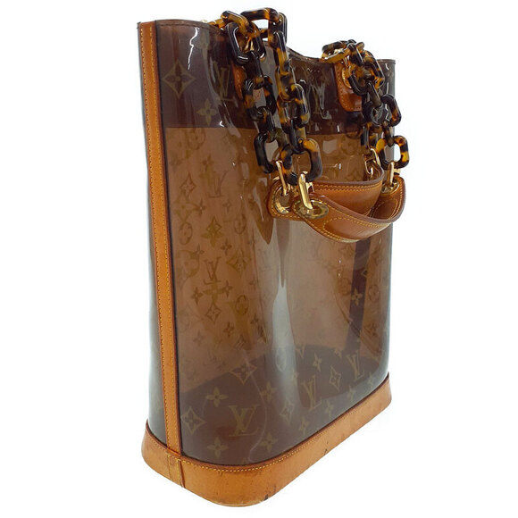 Louis Vuitton Handbags - Louis Vuitton Vinyl Shoulder Ambre bag Monogram Brown Cabas tote